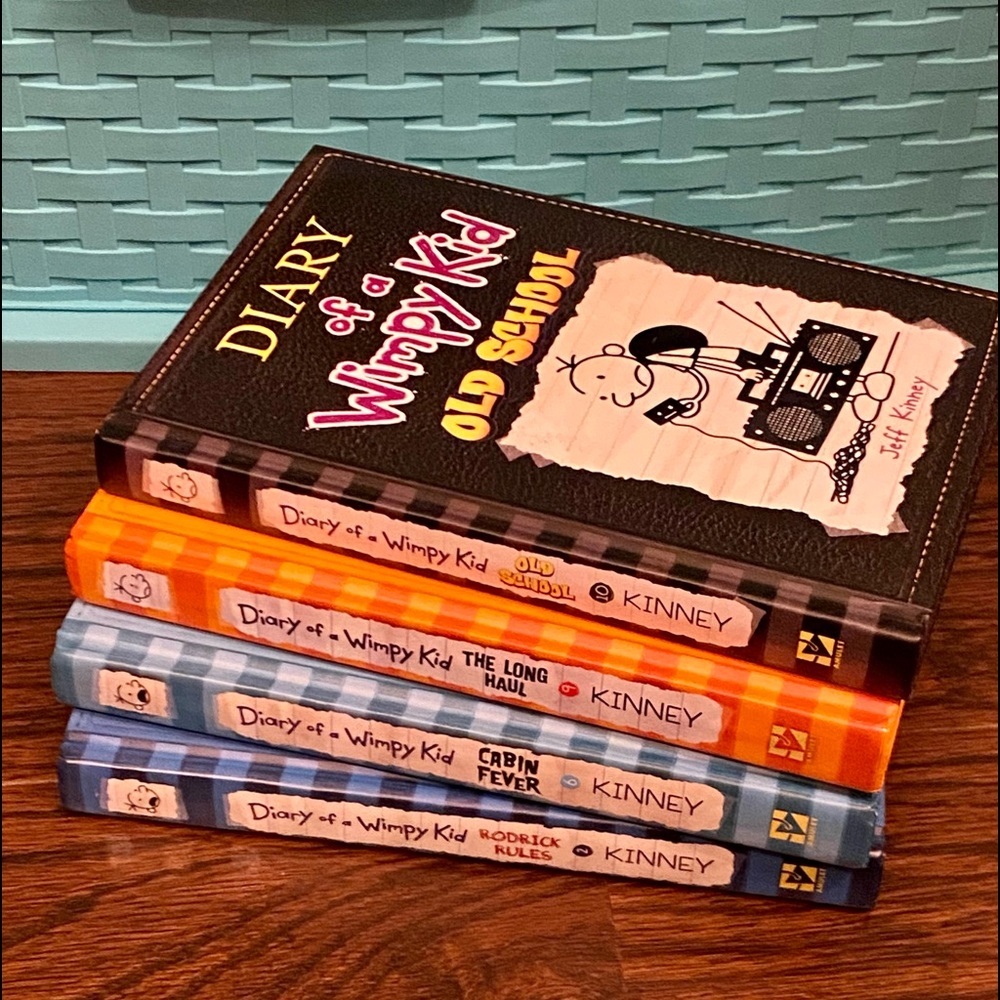 Jeff Kinney books. Good condition & ready for a new home.